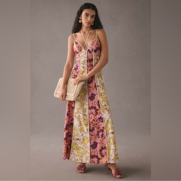 Anthropologie Significant Other Ana Maxi Dress Size 10 (M) - Picture 2 of 10